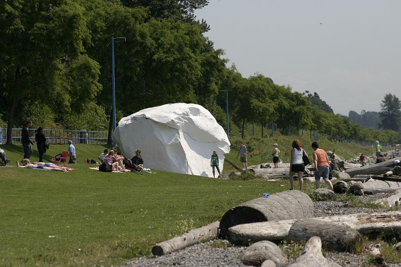 IMG_0413.JPG - A giant white rock at White Rock BC.