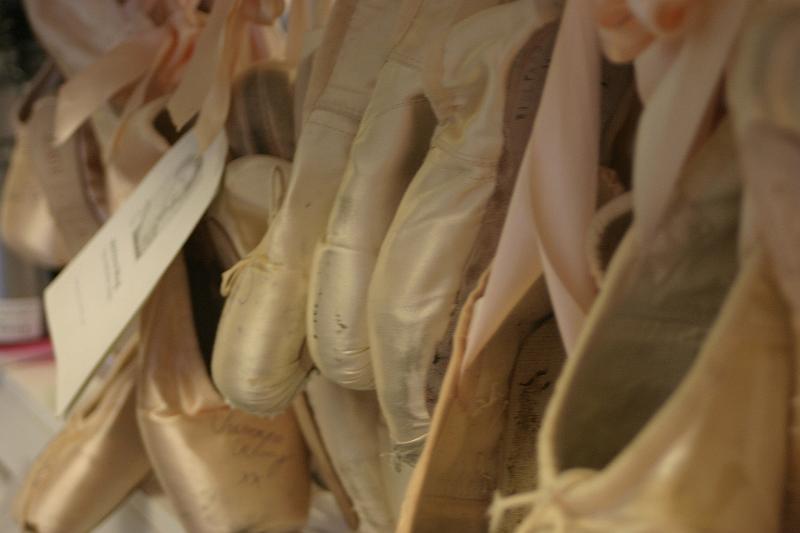 IMG_3997.JPG - Ballet slippers from the Sydney Ballet.